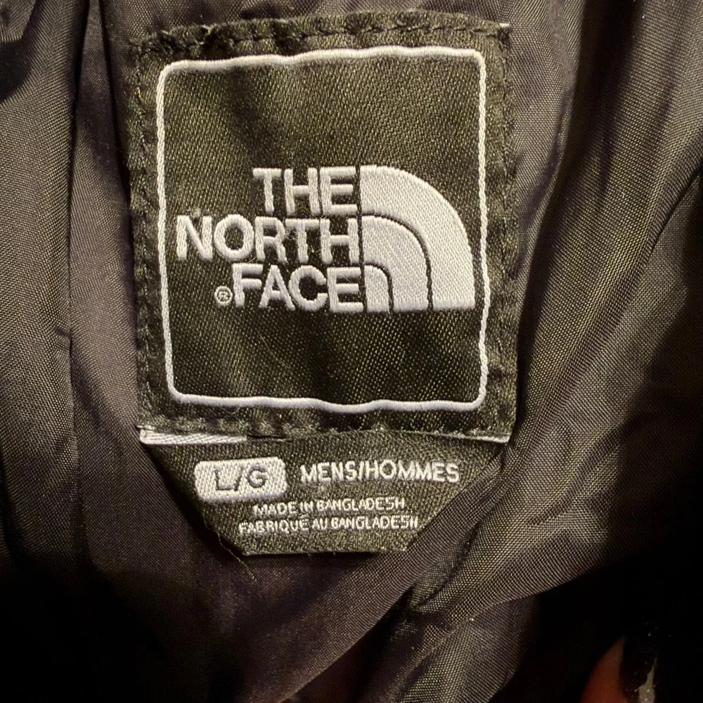The North Face 700 Fill Down Puffer Jacket Black Mens L G Insulated